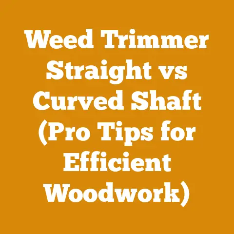 Weed Trimmer Straight vs Curved Shaft (Pro Tips for Efficient Woodwork)