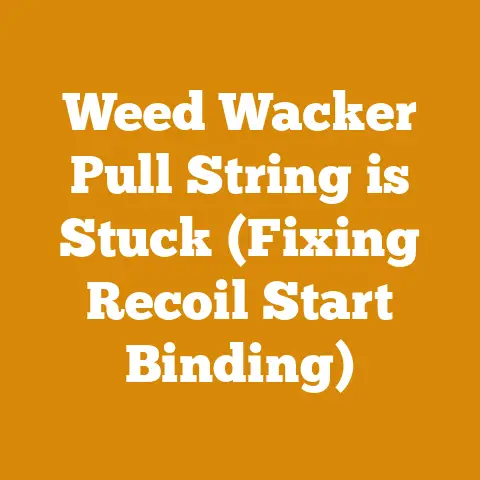 Weed Wacker Pull String is Stuck (Fixing Recoil Start Binding)