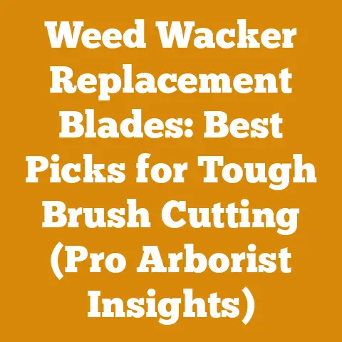 Weed Wacker Replacement Blades: Best Picks for Tough Brush Cutting (Pro Arborist Insights)