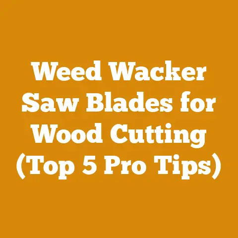 Weed Wacker Saw Blades for Wood Cutting (Top 5 Pro Tips)