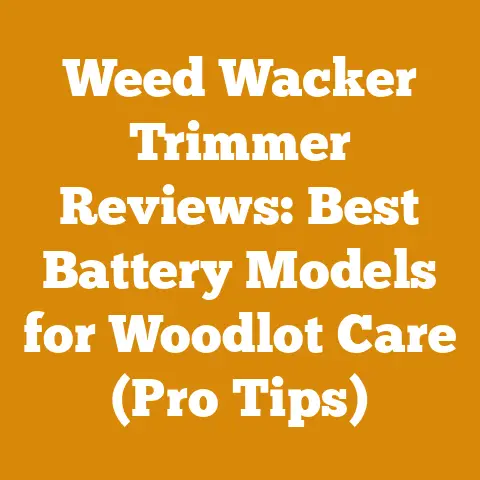 Weed Wacker Trimmer Reviews: Best Battery Models for Woodlot Care (Pro Tips)