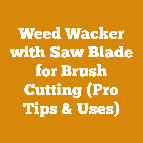 Weed Wacker with Saw Blade for Brush Cutting (Pro Tips & Uses)