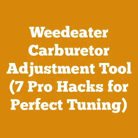 Weedeater Carburetor Adjustment Tool (7 Pro Hacks for Perfect Tuning)