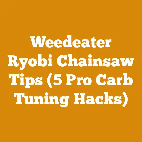 Weedeater Ryobi Chainsaw Tips (5 Pro Carb Tuning Hacks)