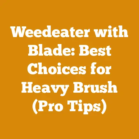 Weedeater with Blade: Best Choices for Heavy Brush (Pro Tips)