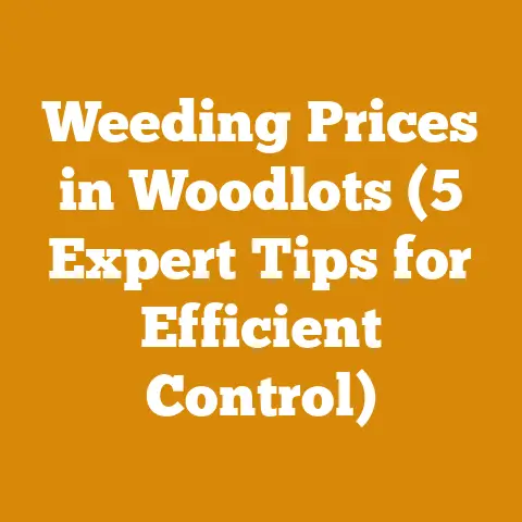 Weeding Prices in Woodlots (5 Expert Tips for Efficient Control)