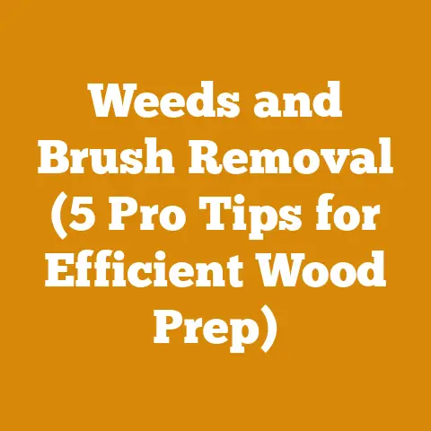 Weeds and Brush Removal (5 Pro Tips for Efficient Wood Prep)