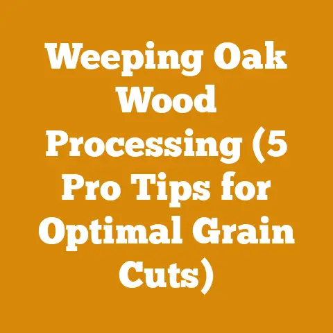 Weeping Oak Wood Processing (5 Pro Tips for Optimal Grain Cuts)