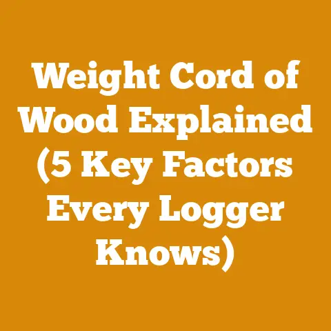 Weight Cord of Wood Explained (5 Key Factors Every Logger Knows)