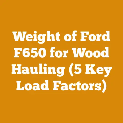 Weight of Ford F650 for Wood Hauling (5 Key Load Factors)