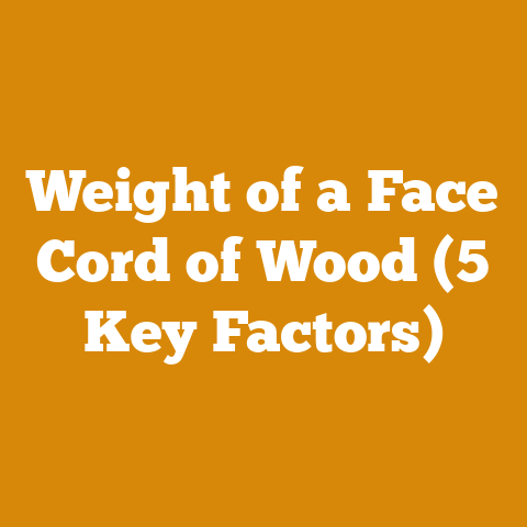 Weight of a Face Cord of Wood (5 Key Factors)