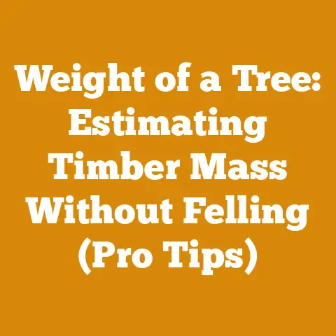 Weight of a Tree: Estimating Timber Mass Without Felling (Pro Tips)