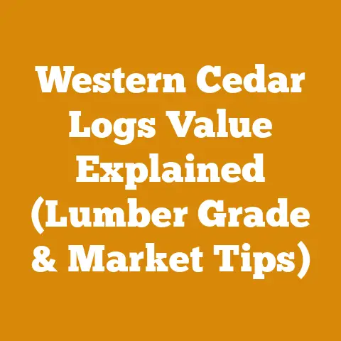 Western Cedar Logs Value Explained (Lumber Grade & Market Tips)
