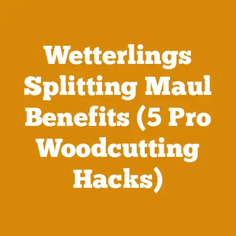 Wetterlings Splitting Maul Benefits (5 Pro Woodcutting Hacks)