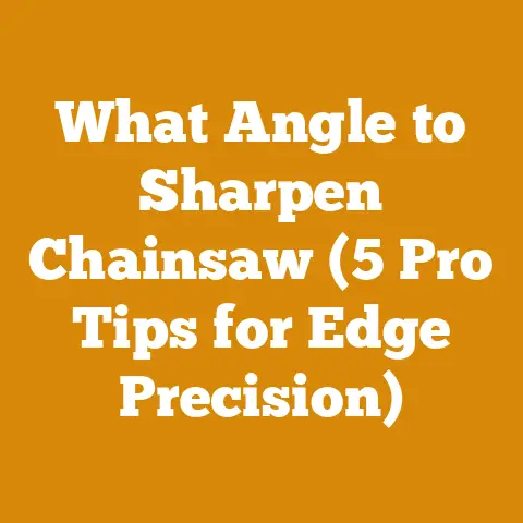What Angle to Sharpen Chainsaw (5 Pro Tips for Edge Precision)
