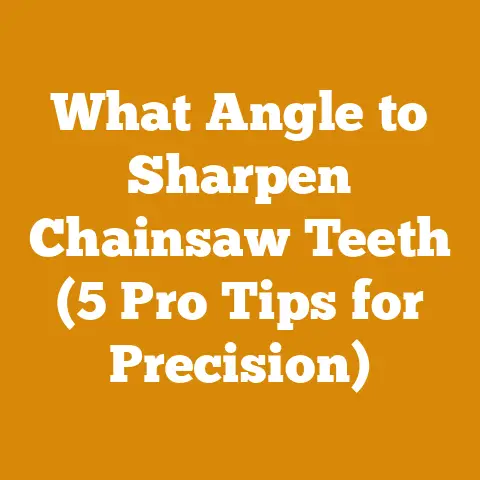 What Angle to Sharpen Chainsaw Teeth (5 Pro Tips for Precision)