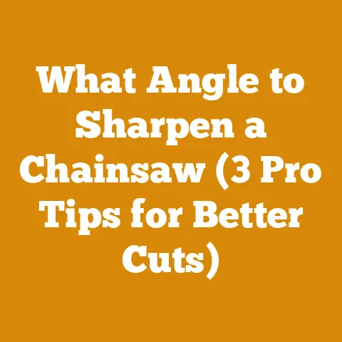 What Angle to Sharpen a Chainsaw (3 Pro Tips for Better Cuts)