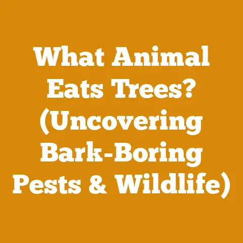 What Animal Eats Trees? (Uncovering Bark-Boring Pests & Wildlife)