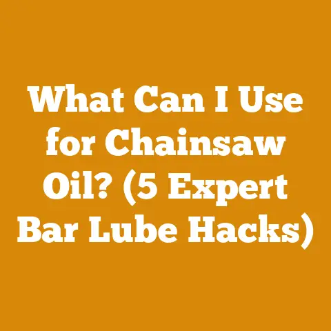 What Can I Use for Chainsaw Oil? (5 Expert Bar Lube Hacks)