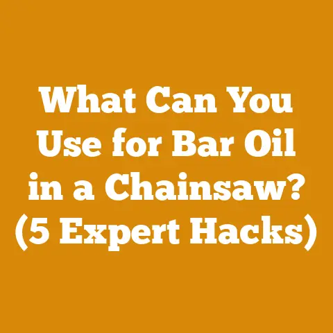 What Can You Use for Bar Oil in a Chainsaw? (5 Expert Hacks)