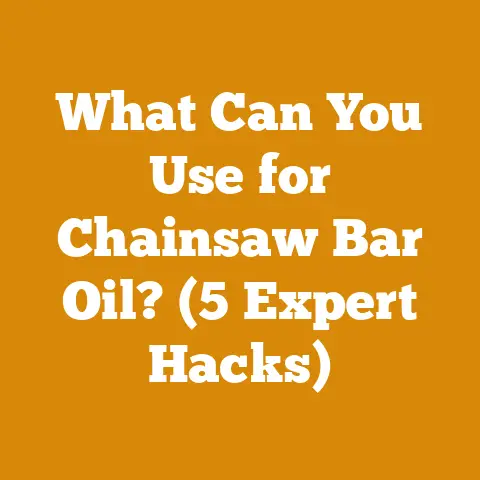 What Can You Use for Chainsaw Bar Oil? (5 Expert Hacks)