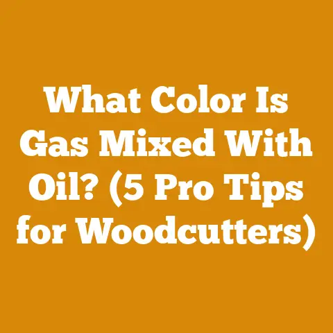 What Color Is Gas Mixed With Oil? (5 Pro Tips for Woodcutters)