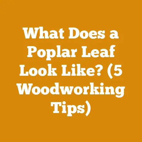 What Does a Poplar Leaf Look Like? (5 Woodworking Tips)
