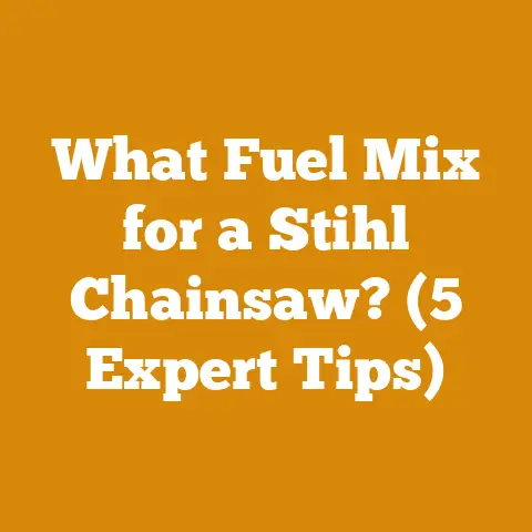 What Fuel Mix for a Stihl Chainsaw? (5 Expert Tips)
