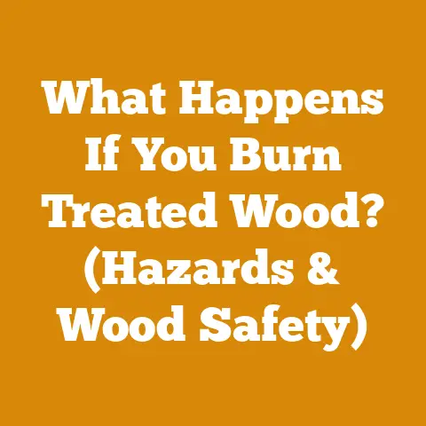 What Happens If You Burn Treated Wood? (Hazards & Wood Safety)