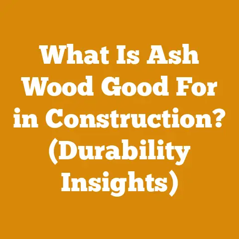 What Is Ash Wood Good For in Construction? (Durability Insights)