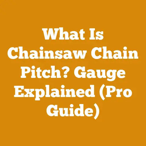What Is Chainsaw Chain Pitch? Gauge Explained (Pro Guide)