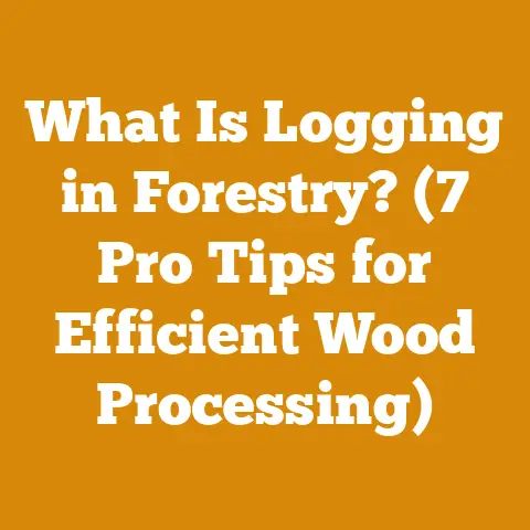 What Is Logging in Forestry? (7 Pro Tips for Efficient Wood Processing)
