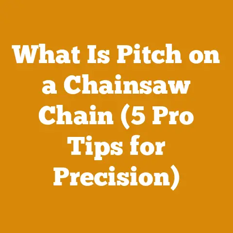 What Is Pitch on a Chainsaw Chain (5 Pro Tips for Precision)