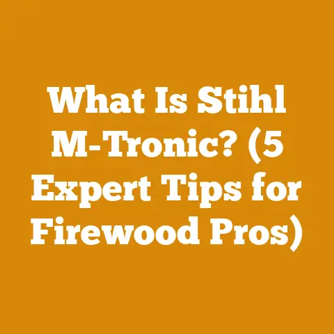 What Is Stihl M-Tronic? (5 Expert Tips for Firewood Pros)