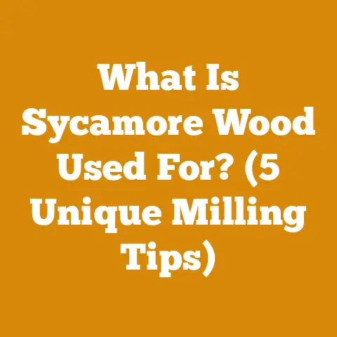 What Is Sycamore Wood Used For? (5 Unique Milling Tips)