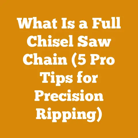 What Is a Full Chisel Saw Chain (5 Pro Tips for Precision Ripping)