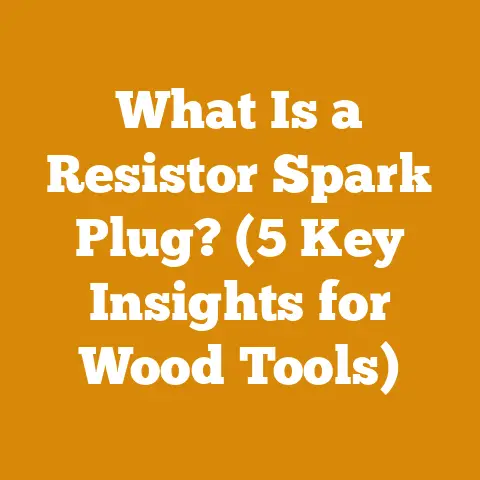 What Is a Resistor Spark Plug? (5 Key Insights for Wood Tools)