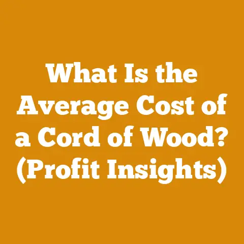 What Is the Average Cost of a Cord of Wood? (Profit Insights)