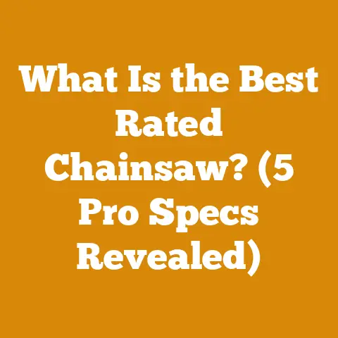 What Is the Best Rated Chainsaw? (5 Pro Specs Revealed)