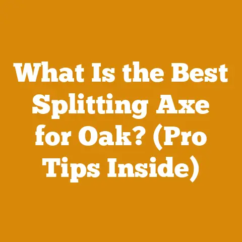 What Is the Best Splitting Axe for Oak? (Pro Tips Inside)