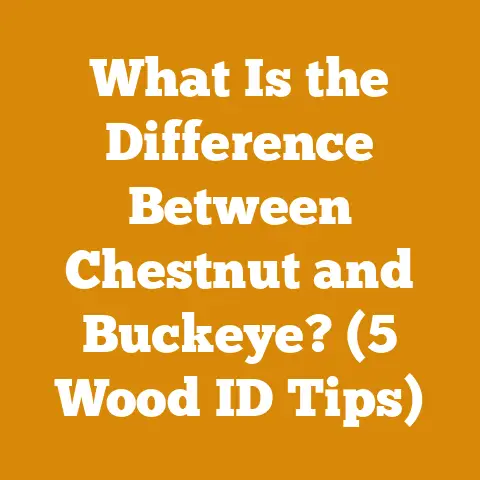 What Is the Difference Between Chestnut and Buckeye? (5 Wood ID Tips)