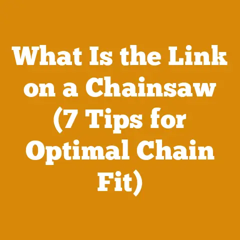 What Is the Link on a Chainsaw (7 Tips for Optimal Chain Fit)