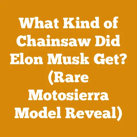 What Kind of Chainsaw Did Elon Musk Get? (Rare Motosierra Model Reveal)