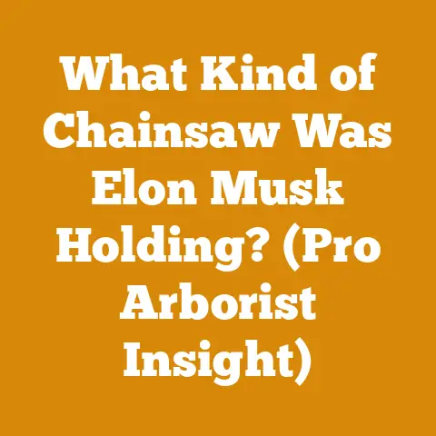 What Kind of Chainsaw Was Elon Musk Holding? (Pro Arborist Insight)