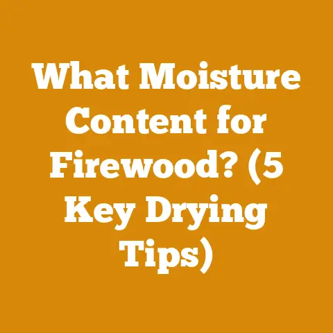 What Moisture Content for Firewood? (5 Key Drying Tips)
