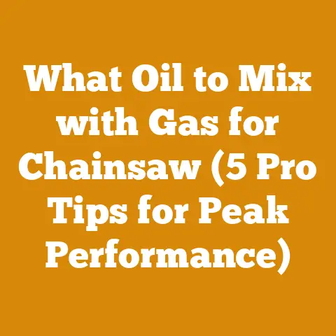 What Oil to Mix with Gas for Chainsaw (5 Pro Tips for Peak Performance)