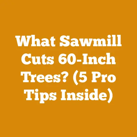 What Sawmill Cuts 60-Inch Trees? (5 Pro Tips Inside)