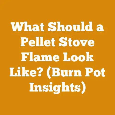What Should a Pellet Stove Flame Look Like? (Burn Pot Insights)
