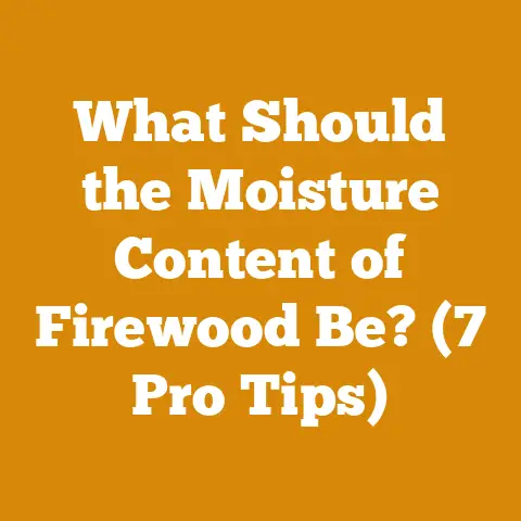 What Should the Moisture Content of Firewood Be? (7 Pro Tips)