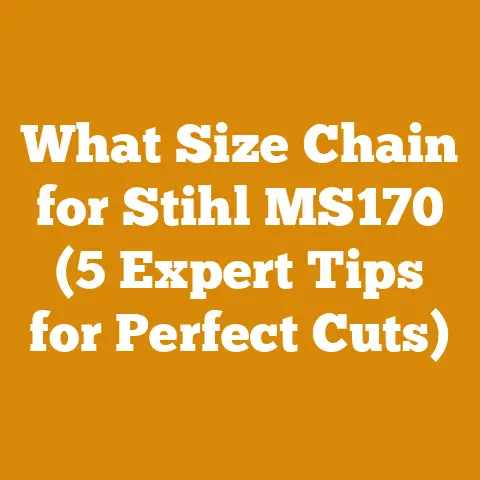 What Size Chain for Stihl MS170 (5 Expert Tips for Perfect Cuts)